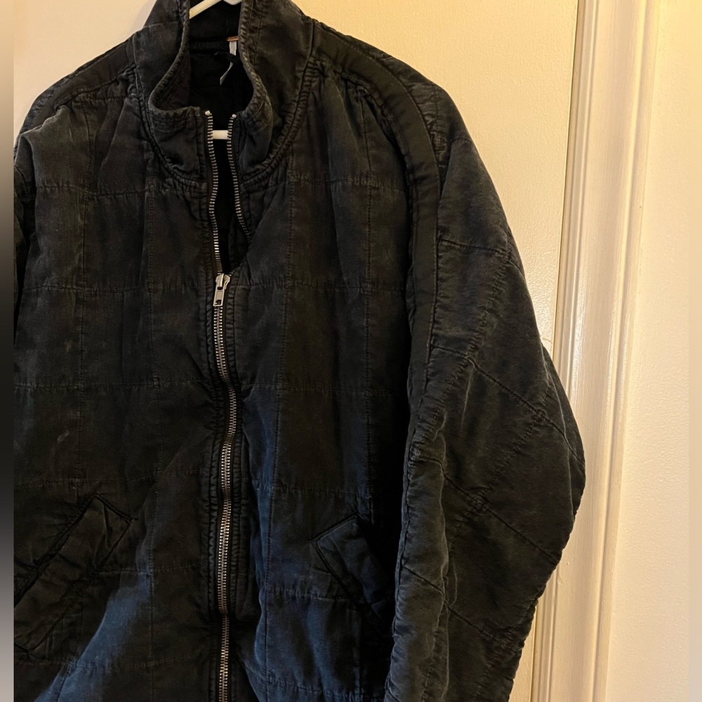Free People Quilted Dolman Jacket